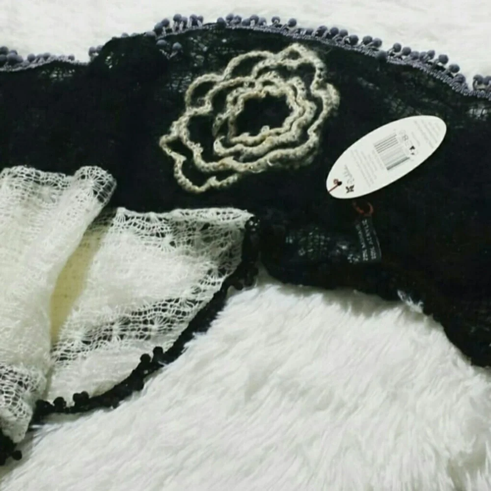 Dahlia Mixed Knits Mohair Scarf